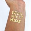 Tats4now / Vegas weekend, Whats happens in vegas, Vegas themes party favors, Gold vegas party favors, Girls weekend in Vegas party favors, Long lasting and waterproof