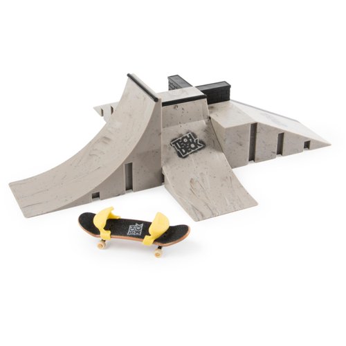 TECH DECK Starter Kit, Customizable Ramp Set with Exclusive Pro Fingerboard and Trainer Clips, Kids Toys for Boys and Girls Ages 6 and up