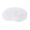 Bezall 100Pcs White Organza Tulle Circles with Drawstring, 9.8 Inch Round Organza Bags Jewelry Candy Pouch Christmas Wedding Party Favor Gift Bags