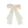 Lace Hair Bows for Women Lace Hair Bow Clips White Lace Bows for Hair Bridal Bow for Women Bachelorette Party Decorations