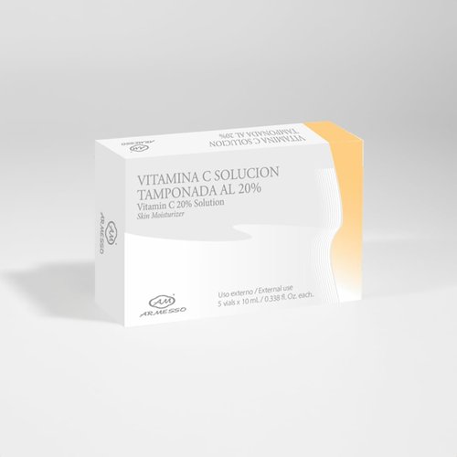 AM ARMESSO | Vitamin C 20% | 5 x 10ml Vials | Intense Skin Hydrator | Cosmetic Serum