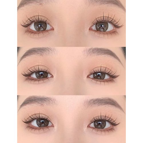 Ninetynine Dreams 5 Pairs Thai Style False Eyelashes 3D Lightweight Natural Comfortable Clear Band Daily Eyelashes Fluffy Soft Eyelashes Packs