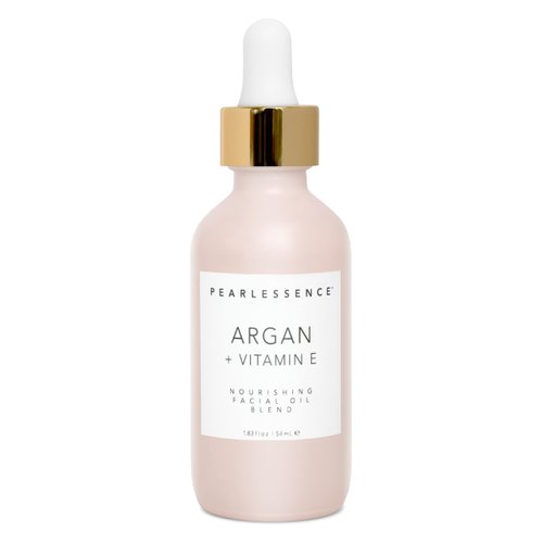 Pearlessence Argan & Vitamin E Facial Oil | Powerful Hydration to Help Balance, Revive & Rejuvenate Skin | Made in USA, Cruelty Free & Paraben Free