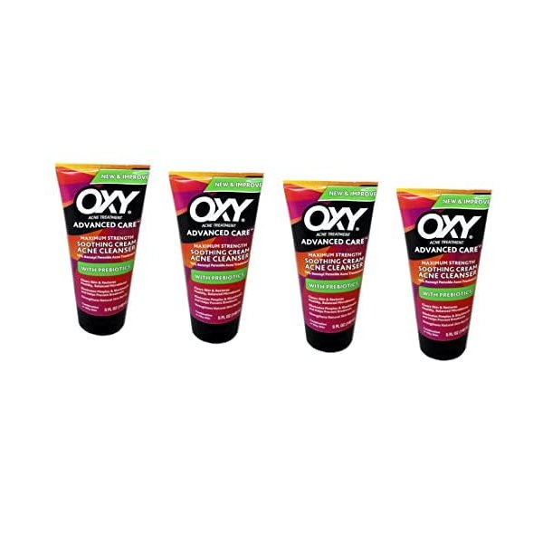 Oxy Acne Cleanser Maximum Strength 5 Ounces (Pack of 4)