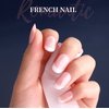 Teenitor Short Press on Nails, Round Fake Nails, Glossy Glue on Nails,288pcs Glitters Press on Nails