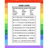 ZOCO - Word Search for Kids - Mini Activity Pads (50 Bulk Pack Without Crayons) - Party Favors, Goodie Bag Stuffers, Activities for Kids
