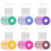 36pcs Sweet Donut Keychain Donut Party Favors for Kids Boy Girl Sweet Doughnut Theme Birthday Party Supplies Goodie Bag Fillers