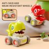KANG DI LA Dinosaur Car Toys for Toddlers 1-3, Press and Go Racing Cars Set, Baby Toys 18 Months, Whistle Vehicles for 1 Year Old Boys Girls, Baby Christmas Birthday Gifts