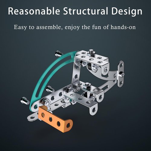 Helicopter Model, STEM Erector Set Building Toy Sets for Back to School Assembly Metal Model Toys Helicopter, Toy Building Kit DIY Interactive Construction Toy for Kids, Boys, and Girls Age 6-14