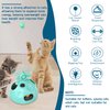 Interactive Cat Toys for Indoor Cats,4 In 1 Cat Treat Puzzle Interactive Slow Feeder Cat Wand Dancer Rolling Treat Ball Maze,Cat Treat Dispenser Toy,Cat Toys for Indoor Cats Gift For Kitten Adult Cat