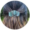 Crystal Boho Celtic Amazonite Mermaid Barrette Hair Clip for Long Hair Slide Irish Hair Accessories Gift
