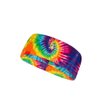 NDISTIN Tie Dye Hair Band Wristband Sweat Headband Teens Head Band Scarfs for Women Non Slip Elastic Band 1 Pack