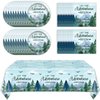 ZOIIWA Adventure Awaits Tableware Set Let The Adventure Begin Plates Napkins Tree Mountain Wilderness Tablecloths Winter Adventure Party Dinnerware for Kids Baby Shower Birthday Party Decor Supplies