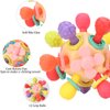 KAXANPI Baby Sensory Teething Toys, Baby Rattle Chew Montessori Toys for Infant Newborn Boys Girls, Toddler Educational Learning Toy Gift
