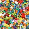 ekuzi Building Bricks Compatible with Lego Classic, 500 Pieces Basic Bulk Building Blocks in Random Color