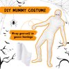 25 Yards 5 Rolls Halloween Mummy Bandage Wrap Self Adhesive Stretch Gauze Bandage Rolls Halloween Mummy Costume for Women Men Cosplay