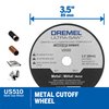 Dremel US700 Ultra-Saw 6-Piece Cutting Wheel Kit, White