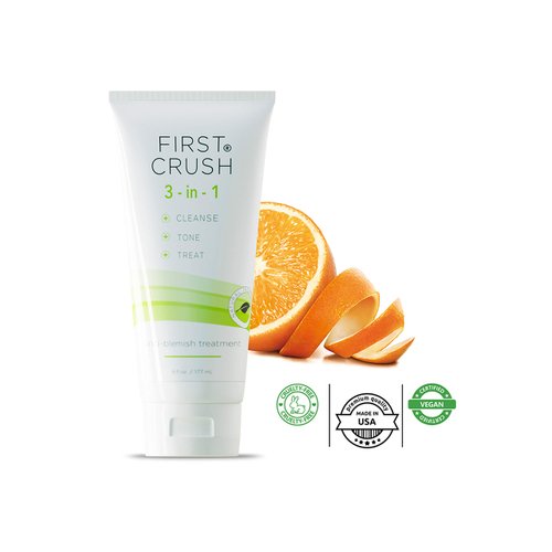 First Crush Face Wash | 3-in-1 | Hydrating Cleanser | Blemish-Prevention| spot treating _ Rosacea Calming _GENTLE FACE WASH | 6 Ounce