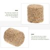4pcs Mini Bales Miniature Blocks for Craft Dollhouse Farm Table Decoration Miniature Dollhouse Accessories