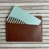 Go-Comb - Wallet Sized Hair & Travel Comb - Wide Tooth - Aqua 5-Pack