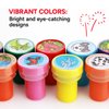 Assorted Stamps for Kids Self Inking Stamp Set of 50 pcs Small Ink Stamps Cute Hand Stampers for Crafting and Art Projects - Teacher Stamps Classroom Party Favors School Supplies Treasure Box Prizes