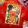 Aowplc Christmas Stickers 64 Sheets Make Your Own Christmas Characters Stickers for Kids Christmas Party Favors Crafts Activities Supplies