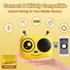 Mini Karaoke Machine for Kids Adults, Music Toys for Girls Boys Ages 3-12 Portable Bluetooth Speaker with 1 Wireless Microphone Birthday for Girls 4 5 6 7 8 10+ Years Old Home Party