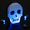 10pcs LED Mini Lights, Small Led Lights for Dollhouse Silver Plastic Battery Included Doll House Electric Lights for Paper Lantern Party Decoration Crafts Dollhouse Accessories(Blue Light)