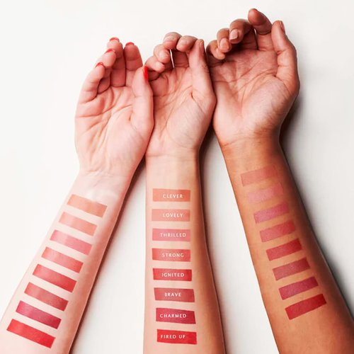 butter LONDON Plush Rush Satin Matte Lipstick, Clever, 0.14 Ounce