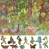 Wooden Puzzle for Adults with Uniquely Shaped Pieces - Made in The USA by FoxSmartBox - 245 Pieces - Fairy Forest. Summer