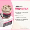 YEOUTH Dead Sea Mud Mask with Hyaluronic Acid and Avocado Oil - Revitalizing Facial Masks for Smoother & More Radiant Skin - Face Mask Skin Care 8oz - Women and Men Mud Masks for Face