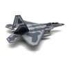ZEZEFUFU 1:100 US F22 Raptor Stealth Fighter Model Fighter Attack Plane Military Model with Display Stand