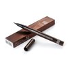 Vtrem 2 Pack Waterproof Liquid Eyeliner: Black/Dark Brown Liquid Eyeliner Pencil Smudge Proof Slim Eyeliner Freckle Pencil Makeup Tools Long Lasting All Day