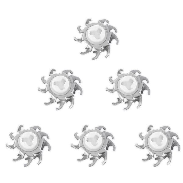TorSor 6 Pack Electric Shaver Blade Heads Replacement for Flyco Shavers FS302US FS370US FS306US FS807 FS808 FS809 FS863 FS867 FS868 FS869 Rotary Razor Head Shaving Blades Spare Parts Trimmer