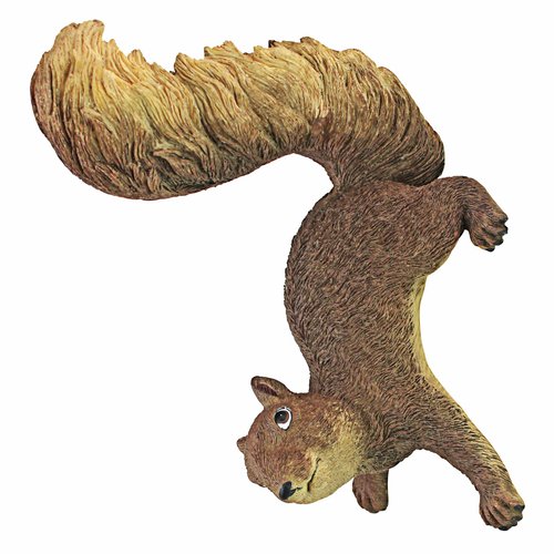 Design Toscano NG34034 Simone The Squirrel Woodland Decor Hanging Garden Statue, 7 Inches Wide, 5 Inches Deep, 8 Inches High, Full Color Finish