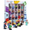 Playmags Magnetic Figures Community Set of 15 Pieces - Play People Perfect for Magnetic Tiles Building Blocks - STEM Learning Toys Children – Magnet Tiles Expansion Accessories Pack (Styles May Vary)