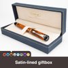 Conklin Duragraph Fountain Pen Amber - Stub Nib, Premium Writing Instrument for Calligraphy & Signatures