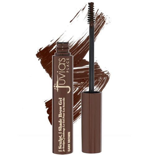 Juvia's Place iSculpt, iShade Eyebrow Gel - Dark Brown, Waterproof Gel for Eyebrows, Eyebrow Tint, Eyebrows Makeup Enhancer, Eyebrow Gel Filler, Eyebrow Tinted Brow Gel, Advanced Eyebrow Gel Definer