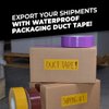 WOD DTC10 Advanced Strength Industrial Grade Brown Duct Tape, 2 inch x 60 ft. Waterproof, UV Resistant For Crafts & Home Improvement