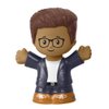 Little People Replacement Part for Fisher-Price Preschool Dollhouse Playset HMX82 - Replacement Male Dad Father Brother Figure Wearing Glasses