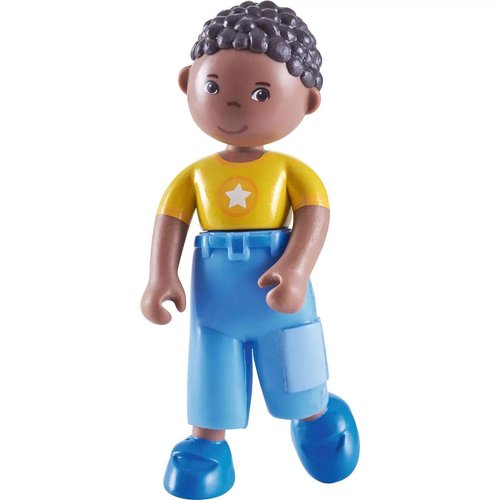 HABA Little Friends Erik - 4" African American Boy Dollhouse Toy Figure
