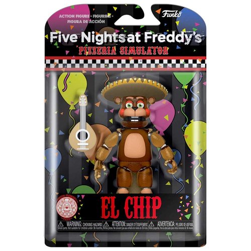 Funko Action Figures: Five Nights at Freddy's Pizza Simulator - El Chip, Multicolor
