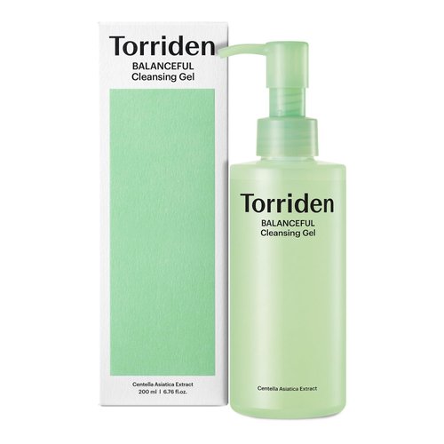 Torriden BALANCEFUL Cica Cleansing Gel 6.76 fl. oz., Daily Facial Cleanser that Soothes, Calms, and Hydrates with 5 different Centella Asiatica Extracts