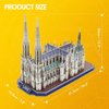 CubicFun 3D Puzzles for Adults St. Patrick's Cathedral Model Kits, New York Architecture Puzzles for Adults Desk Building Toys for Kids Ages 8+, 117 Pieces with Booklet Xmas Gifts