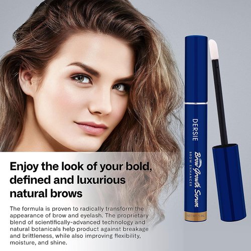 Rapid Brow Growth Serum for Thicker Brows in 4 Weeks, 6-Month Supply