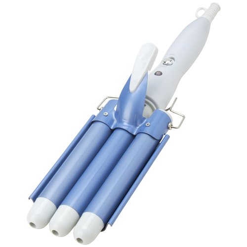Bliss 3 Barrel Curling Iron - Adjustable Temperature Crimper Hair Tool - Beach Waver Curling Iron for Women, Purple