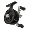 Eagle Claw Inline Ice Fishing Reel, Black, Small
