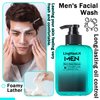 LingHaoLH Deep Clean Daily Facial Cleanser Lotion for Men,Gentle Cleansing & Moisturizing Mens Face Wash,Long Lasting Hydrating Men's Face Wash Skincare,150 ml