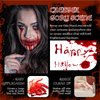 Halloween Fake Blood Makeup, Dark Red Realistic Washable Special Effects SFX Makeup, Special Effects Makeup, True Blood Color, Vampire Blood Washable for Clothes and Face, 2.5 oz