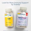 SOLARAY Immufight Maximum Daily Defense, All Day Immune Support, Vitamin C, Vitamin D, Zinc, Probiotics, Monolaurin, Acerola & More, Vegan & Gluten Free, 60 Day Guarantee (180 CT, 60 Serv)
